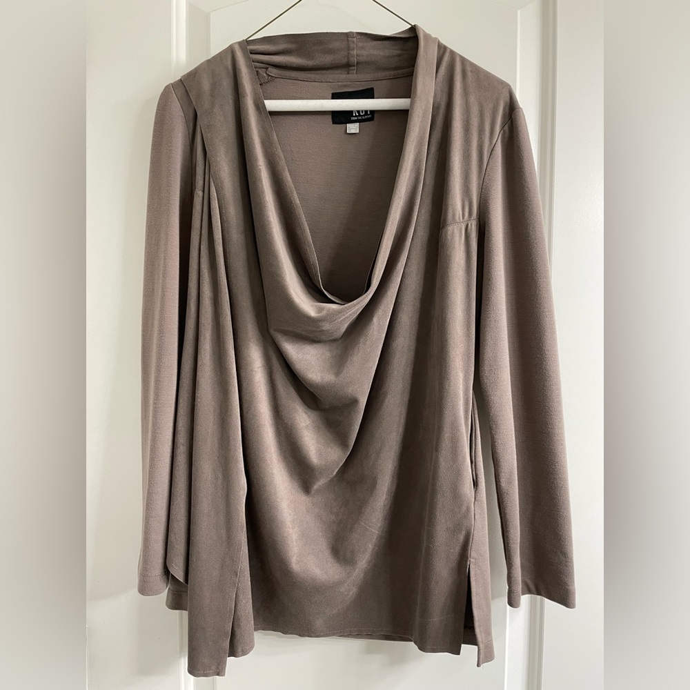 KUT From The Kloth Taupe Convertible Jacket